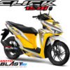 Decal Stiker Vario 125/150 Esp WHITE CLICK Version YELLOW